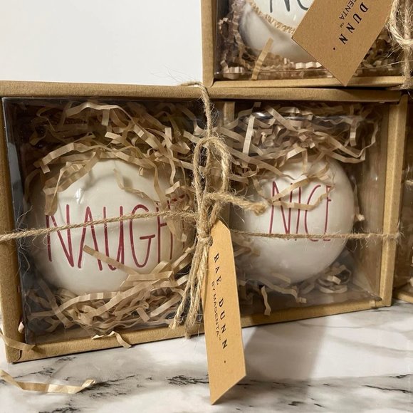 Rae Dunn Ceramic Christmas Ornaments Bundle - Picture 7 of 8